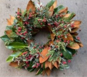 16" Seasonal Greenery Wreath