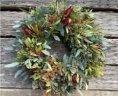 12" Seasonal Greenery Wreath