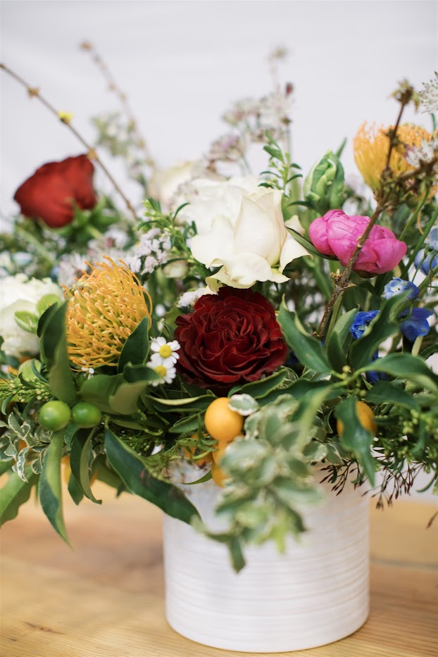 Large Vase Floral Arrangement