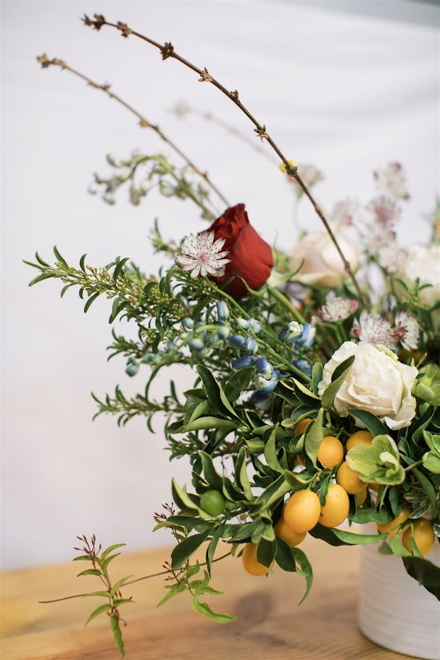 Large Vase Floral Arrangement