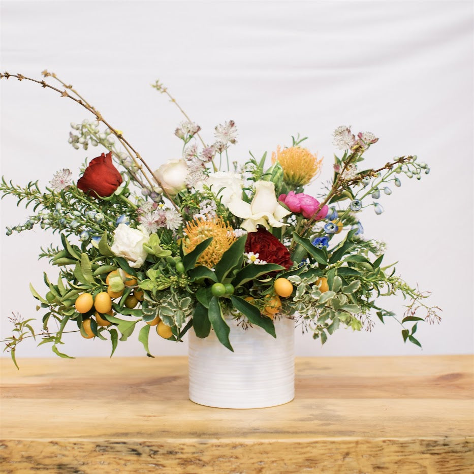 Large Vase Floral Arrangement